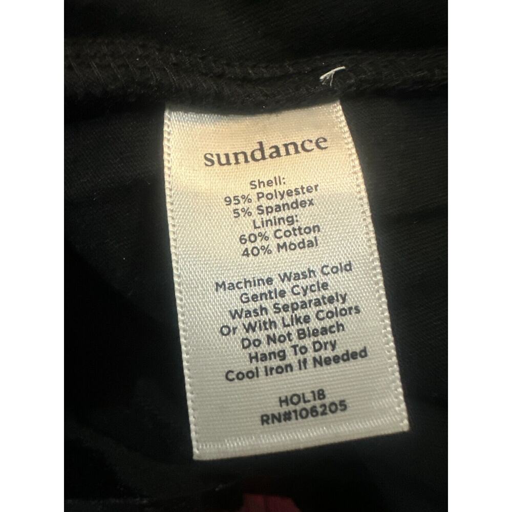Sundance Bella Grace Floral Velvet Burnout Top Black Long Sleeve Women's Size XL - Picture 14 of 16